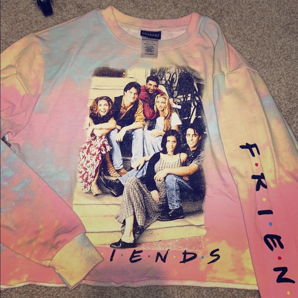 Friends cropped sweat shirt